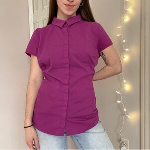 Purple Button Down Shirt